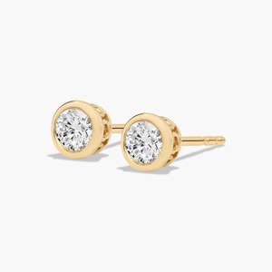 Pendientes de lujo con diamantes de moissanita de corte brillante redondo para mujer, pendientes brillantes para uso diario, fiestas y regalos. - Product Image 1