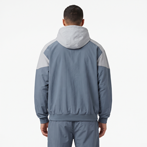 Sudadera con Capucha Oversize de Alta Calidad para Hombre, Estilo Urbano, 100% Nailon, Hombros Caídos, Dos Tonos, con Logotipo Personalizado - Product Image 2