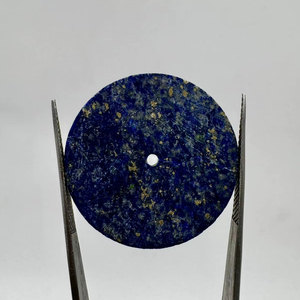 หน้าปัดนาฬิกาสีน้ำเงินธรรมชาติ ลาพิส ลาซูลี รุ่น: 31.50 มม. หน้าปัดกลมขัดเงาด้านเดียว - Product Image 1