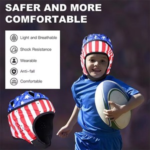 Nuevo Diseño de Casco de Fútbol Americano para Niños y Jóvenes, Cascos de Fútbol Americano de Material Suave, Cascos 7v7, Cascos 7on7, Protector de Cabeza de Rugby Personalizado - Product Image 5