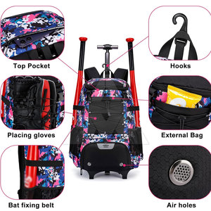 Sacs de baseball personnalisés en matériau durable, grande capacité, marque privée - Product Image 3