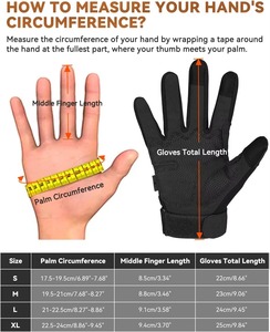 Outdoor Hiking Gloves Anti Slip <b>Grip</b> Secure Wrist Fit Climbing Trail Adventure Custom Logo Team Gloves - Product Image 2