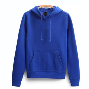 Custom Slim <b>Women's</b> Terry Heavyweight Cotton Hooded Front Logo Two-Piece Sweatsuit Set with Solid Joggers - Product Image 2