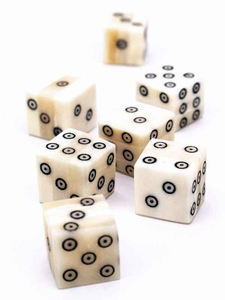 Handcrafted Eco Friendly Natural Bone <b>Dice</b> <b>Set</b> Sports Style Natural Shape for Board Games & Collectibles Business Gifts - Product Image 2