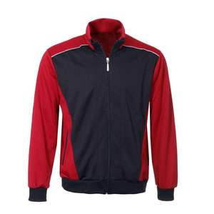 Ensemble de survêtement pour homme à manches longues, col montant, fermeture éclair, couleur unie, respirant, coupe classique, avec poches latérales, maintenant en vente - Product Image 5