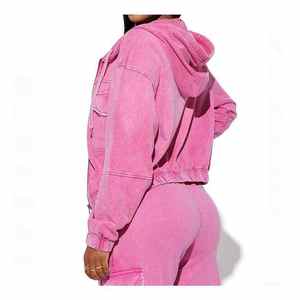 Ensemble de survêtement d'hiver respirant en gros, coupe décontractée, deux pièces imprimées, sweat à capuche et pantalon de jogging - Product Image 3