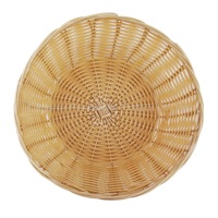 Paniers de rangement en plastique écologiques modernes, faits à la main, tissés à la main, taille standard, couleur naturelle