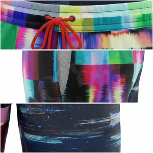 Shorts de sport confortables et tendance pour la gym, séchage rapide, taille élastique avec cordon de serrage, logo personnalisé, pour l'été et la plage - Product Image 4