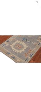High demand Hand Knotted Modern Luxury Woolen Carpet Beige and <b>Pink</b> Runner Rug 2.6x22 Handwoven Traditional Prayer Rug - Product Image 3