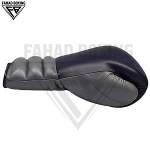 Derniers modèles de gants de boxe en cuir de vachette véritable, à lacets, design OEM, meilleur prix, durables, légers, de haute qualité, personnalisés, à doigts entiers - Product Image 3