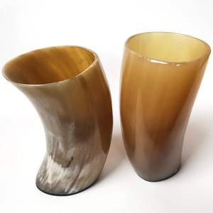 New Arrival Design High Quality Hand Finished Natural Viking Drinking Horn Beer Glass From India by RF Cafts - Product Image 2