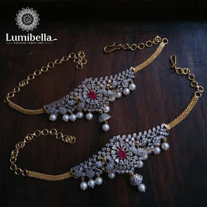 18K Gold Plated Stainless Steel Classic White Gold Polish Armlet Bangles - Product Image 1