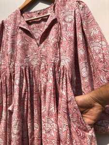 Robe midi en coton à imprimé floral pour femme, écologique, personnalisable, pour la nuit ou la plage, style décontracté d'été, vente en gros - Product Image 3