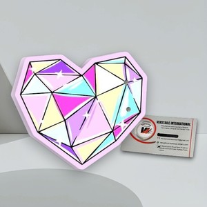 Professional Heart Shape <b>Plastic</b> Eyelash Extension Packaging Beauty Tool Lash Tiles Private Label Eyelash Extension <b>Plate</b> - Product Image 5