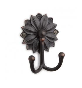 Crochet mural décoratif en fonte de style victorien, finition antique, porte-manteau et porte-chapeau pour rangement mural domestique - Product Image 6