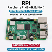 Raspberry Pi 3 4 Modelo B Original 2GB / 4GB / 8GB Placa de Desarrollo Python con WiFi y Ethernet