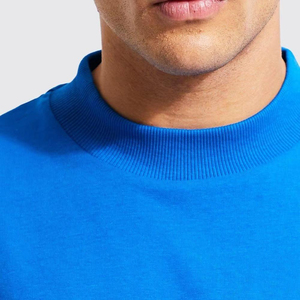 Nouveau T-shirt pour homme 100% coton, col rond, couleur unie, T-shirt pour homme, hauts pour homme, t-shirts, T-shirt pour homme 100% coton - Product Image 5