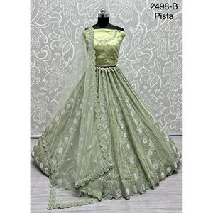 Colecciones de Terciopelo para Novias Indias con Trabajo Zarkhan de Fabzone FZBELLA - Product Image 3