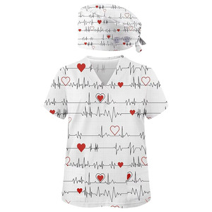 Ensembles de blouses médicales classiques unisexes en coton blanc, tissu jersey, détection d'aiguilles, uniforme professionnel pour infirmières, usage hospitalier, sans coutures - Product Image 1