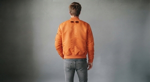 Chaqueta bomber informal para hombre con cremallera, chaqueta de vuelo, a prueba de viento, transpirable, para otoño e invierno. - Product Image 3