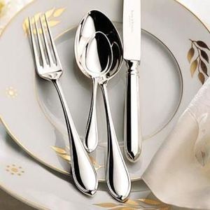 Juego de cubiertos de acero inoxidable de primera calidad para mesa de comedor moderna, colección completa de utensilios de cocina elegantes y duraderos - Product Image 1