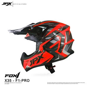 El casco JPX Fox1 Motif X 35 Supermoto Cross ofrece una protección superior y un estilo audaz para la mejor experiencia de motocross. - Product Image 3