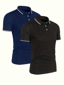 Polo de Diseño Sólido y Resistente para Hombre, Colección de Verano, Polo Básico Importado, Polo Liso en Tallas Grandes, Venta al Por Mayor - Product Image 5