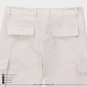 Mawra Martial Arts Custom Blank Cargo <b>Trousers</b> <b>Men</b> Relaxed Fit <b>Baggy</b> Sweatpants Premium Cotton Streetwear High UV Protection - Product Image 5