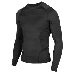 Camiseta de Compresión para Deportes de Contacto Unisex, MMA, BJJ, Surf, Manga Larga, Logotipo Personalizado, Tejido Ecológico de Poliéster/Nailon de 240g - Product Image 6