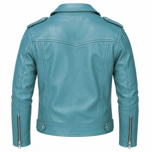 New Design Hot Sale <b>Men's</b> Genuine <b>Leather</b> <b>Jacket</b> For <b>Men</b> <b>Leather</b> Material Full Sleeves Street Wear <b>Leather</b> <b>Jacket</b> OEM Service - Product Image 5