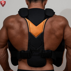 Protector de Pecho para Entrenamiento de Boxeo, Chaleco Protector Ajustable, Forrado en Cuero, Ecológico y Transpirable para Taekwondo, Karate y Ejercicios - Product Image 4