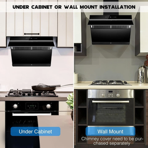 900C-F-M 30i-n U-n-d-e-r C-a-b-i-n-e-t R-a-n-g-e H-o-o-d 9-S-p-e-e-d T-o-u-c-h C-o-n-t-r-o-l B-l-a-c-k G-l-a-s-s L-E-D-s N-E-W - Product Image 5