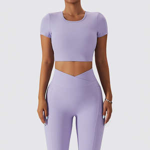 Leggings de Yoga Premium Sólidos, Transpirables y Elásticos, con Cintura en Forma de V y Control de Abdomen, Directo de Fábrica, para Proveedores de Ropa Deportiva - Product Image 5