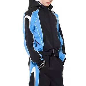 Custom 2-Piece Jogging Track Suit <b>Set</b> Zip-Up Nylon Waterproof Breathable Lightweight Windproof Joggers for Men Women Tracksuit - Product Image 5