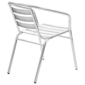 2 chaises de patio empilables en aluminium - Product Image 6