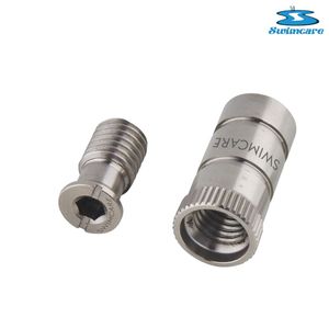 Ancrage de couverture de piscine en acier inoxydable - Matériel de piscine résistant à la rouille - Product Image 1