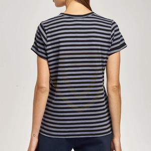 Camiseta de Mujer, Estilo Urbano, Cuello Redondo, Manga Corta, Corte Regular, Tejido de Punto, 100% Algodón, Secado Rápido, Transpirable, Primavera Verano - Product Image 5
