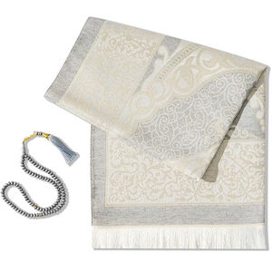 Tapis de prière portable de haute qualité, épais, pliable, couleur noire, pour musulmans, tapis de prière islamique, Hajj, Umrah, Ramadan - Product Image 1