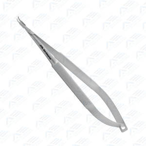 Portaagujas de cirugía oral Barraquer Portaagujas Curvo de acero inoxidable Portaagujas de Oftalmología Instrumento médico - Product Image 2