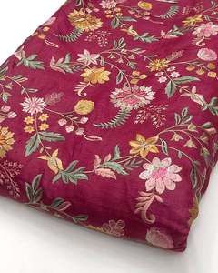 Tela de bordado malté, telas textiles, tela de encaje, tela de organza para marcas de moda, abastecimiento de prendas de vestir, venta al por mayor, exportación a granel, compra - Product Image 1