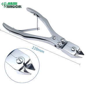 Ciseaux à câble orthopédiques chirurgicaux Hasni en acier inoxydable, homologués CE ISO, à double articulation, pour couper les fils et les goupilles - Product Image 5