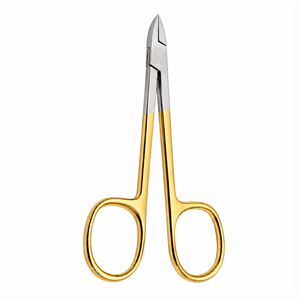Tijeras Profesionales de Acero Inoxidable para Uñas de Bebés y Adultos, con Abertura de Mandíbula Ancha, Hoja Recta, Punta Afilada y Mango Dorado para Recortar Uñas - Product Image 6