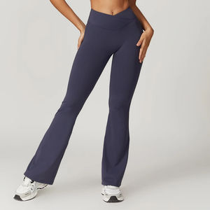 High Waisted Fitness <b>Leggings</b> For Women Professional Factory Made Slim Fit Compression Tights With All Colors - Product Image 3
