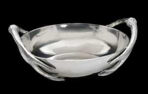 Luxury Handmade Ceramic Bowl With Deer Head Handles <b>Retro</b> Design For Food Serving <b>Gifting</b> - Product Image 3