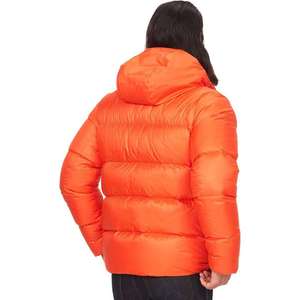 <b>Men's</b> Hooded Orange Puffer <b>Jacket</b> Winter <b>Warm</b> Thick Insulated Quilted Padded Parka Coat Windproof Outdoor Casual Streetwear - Product Image 2
