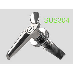 BUYOUNG-Cerradura elegante de acero inoxidable para muebles, cierre de manija de empuje de acero inoxidable, con cierre de manija - Product Image 1