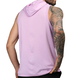 Casual Style Ideal <b>For</b> Gym Workout <b>Men</b> <b>Sleeveless</b> <b>Hoodies</b> Lightweight Cotton Material Soft Comfortable Hooded Vest Classic - Product Image 6