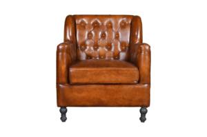 Classic Tufted Modern Brown Leather <b>Sofa</b> Chair Premium Armchair <b>Inflatable</b> Adjustable for Home Hotel Furniture - Product Image 3