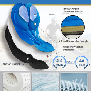 Équipement de cyclisme de qualité supérieure, design personnalisé, respirant, antibactérien, séchage rapide, shorts de cyclisme unisexes, nouvelle arrivée pour hommes, facile à porter - Product Image 3