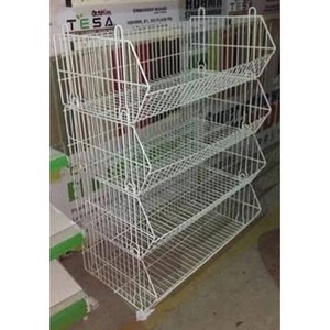 Powder Coated Steel Assembled Card Mount Subrack Snacks <b>Display</b> <b>Rack</b> for Retail Stand - Product Image 3